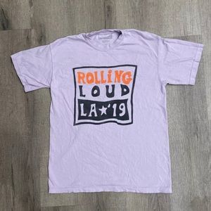 RARE 2019 ROLLING LOUD LA19 TWO NIGHTS ONLY VINTAGE WASHED TEE SIZE MEDIUM